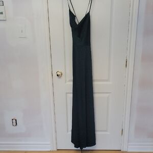 Elegant Dark Green Maxi Dress